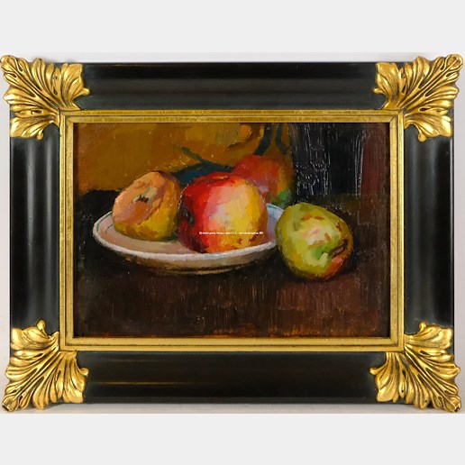 Alfréd Justitz - Zátiší s jablky