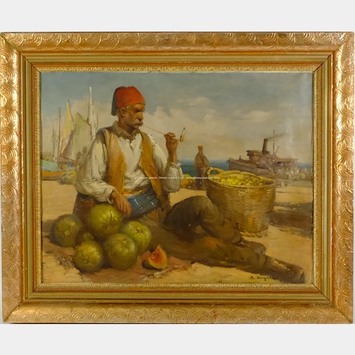 Bohumil Horyna (Gottlieb Berghauer) - Prodavač melounů