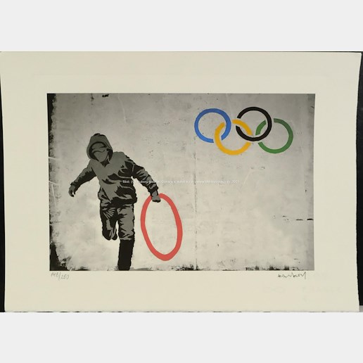 Banksy - Stolen Olympic Rings