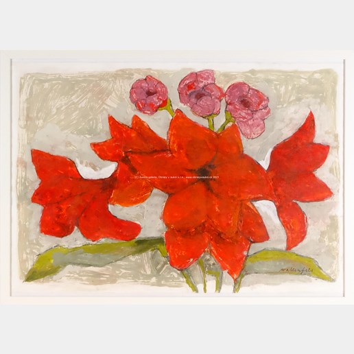 Dominik Wallenfels - Červené květy