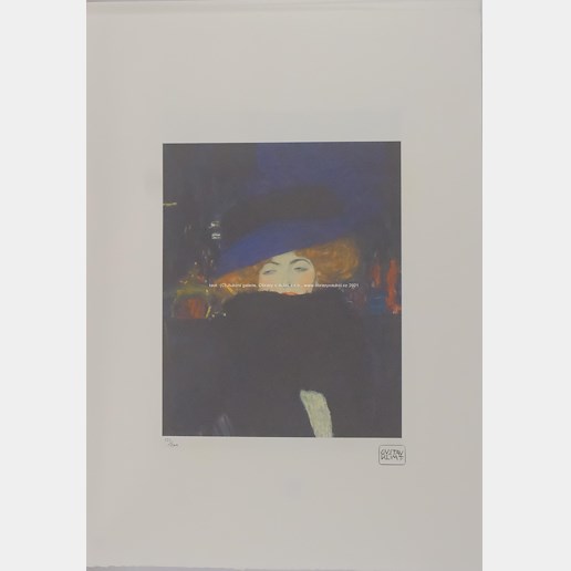 Gustav Klimt - Dáma v klobouku