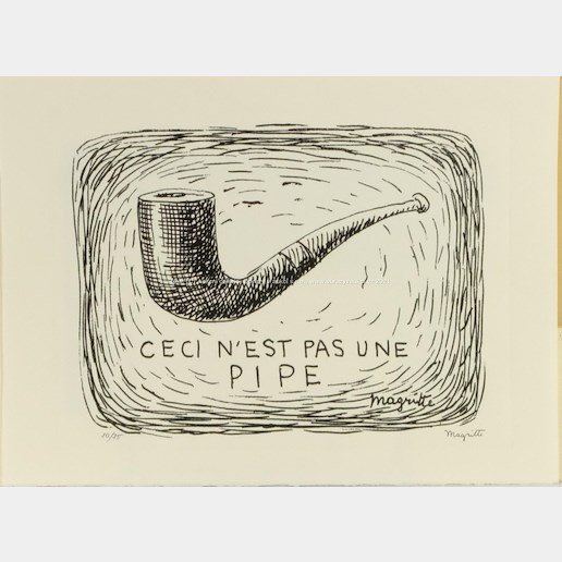 René Magritte - Ceci n'est pas une Pipe