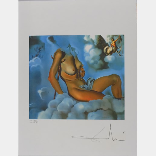Salvador Dalí - Akt v oblacích
