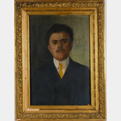 středoevropský malíř kolem roku 1900 - Mužský portrét