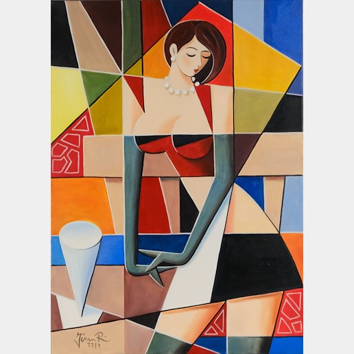 Robert Jiran - Kubistická dívka