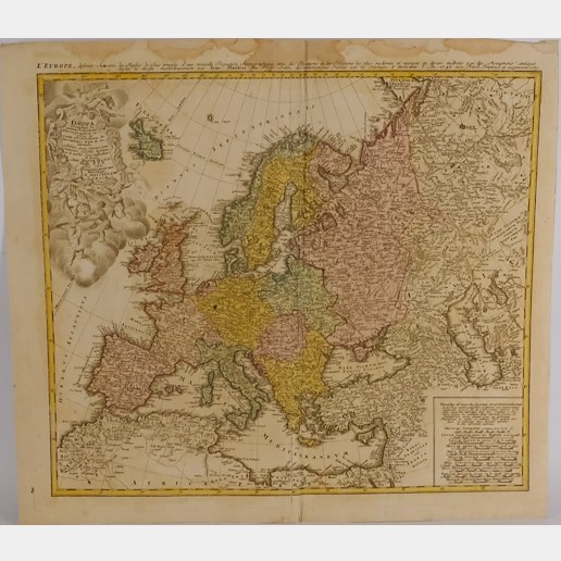 Homann dědicové - Mapa Evropy