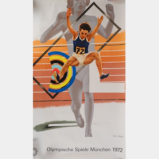 Peter Phillips - Plakát Olympijské hry v Mnichově 1972