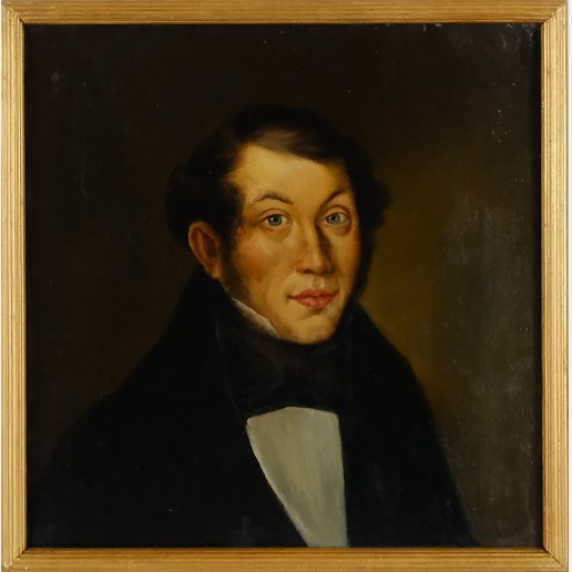 Antonín Machek - Portrét muže s licousy