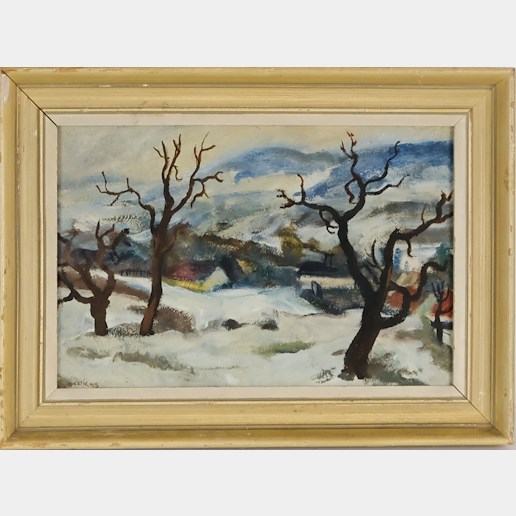 Pravoslav Kotík - Stromy v zimě