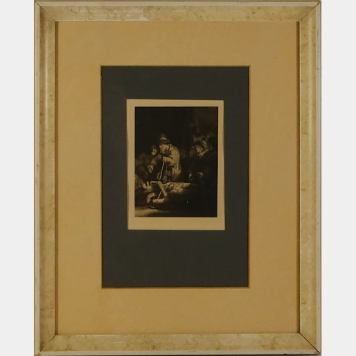 Rembrandt van Rijn - Ježíš uzdravuje Lazara