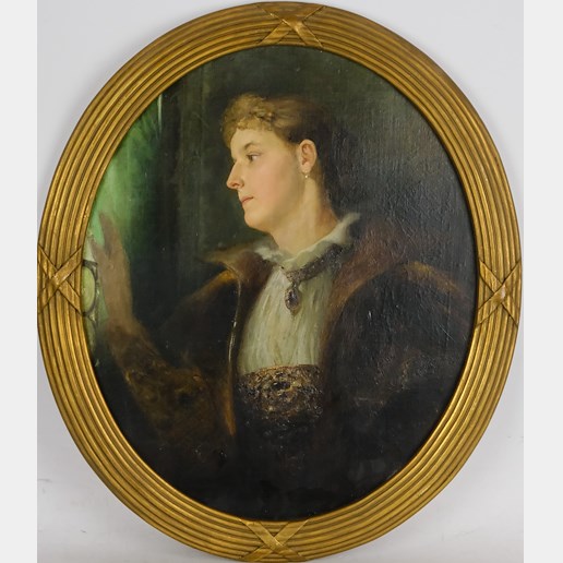 Raimund von Wichera? - Portrét ženy u okna