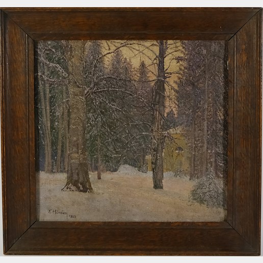 Erich Hürden - Zimní les