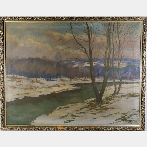 Gustav Reiter - Zima u řeky