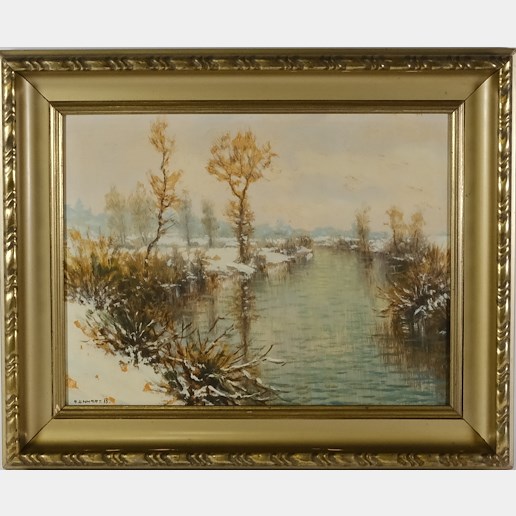 Rudolf Linhart - Zimní řeka