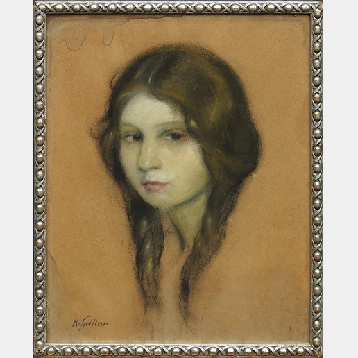 Karel Špillar - Portrét dívky