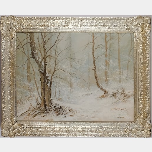 Gustav Porš - Zima v lese