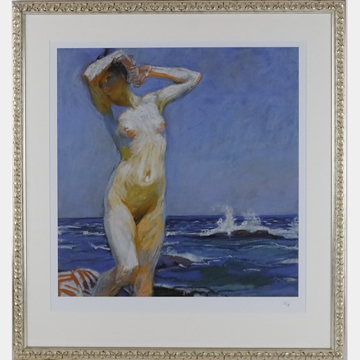 František  Kupka - Nude Girl at the Seaside