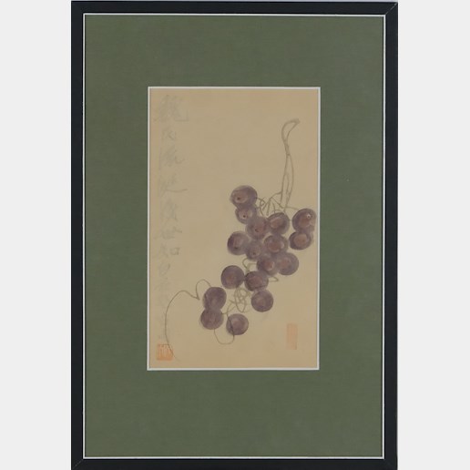 Qi Baishi - Hrozen vína
