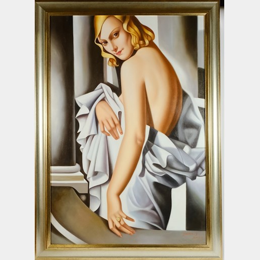 podle Tamara De Lempicka - Poodhalená blondýnka