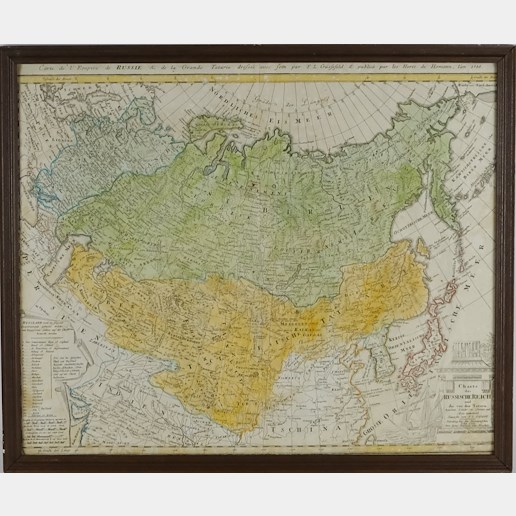 .. - Mapa Ruské říše 18. století