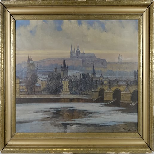 Joža Brož - Zimní Praha