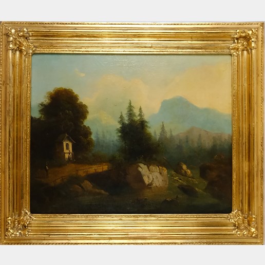 Nesignováno (středoevropský malíř druhé poloviny 19. století) - V horách