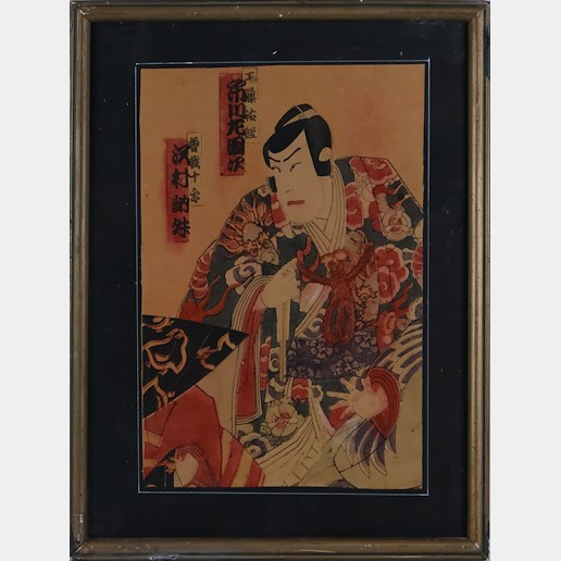 Kunisada - Kimono bojovníka