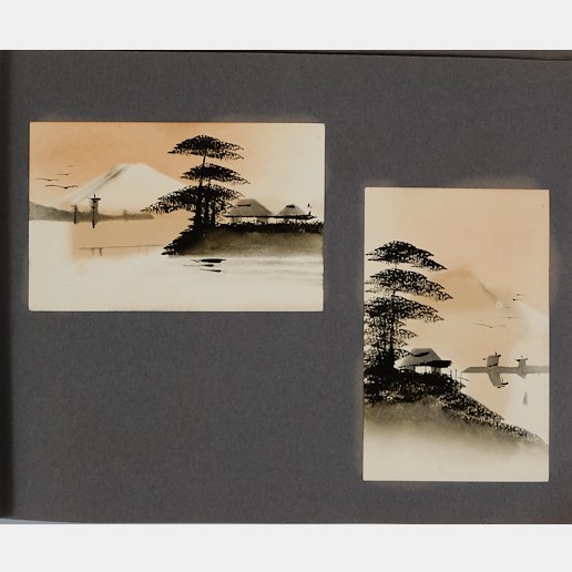 20. - 30. léta 20 století  - Album pohlednic - Japonsko, Singapur, Afrika 
