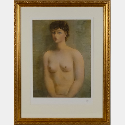 Moise Kisling - Femme nue en buste